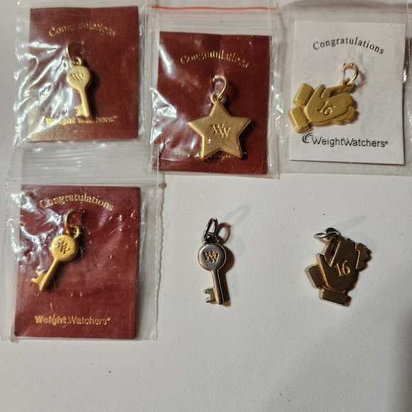 Weight Watchers Other - Weight Watchers Gold Charm Collection